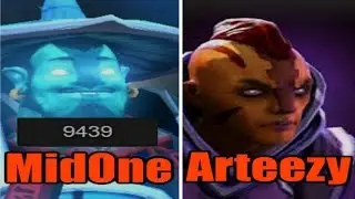 Dota 2 - MidOne Storm Spirit 9439 MMR NEW WORLD RECORD vs Arteezy Antimage (FUNNY TRASHTALK)