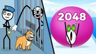 THIEF PUZZLE vs STICKMAN ROLL - New Levels Best UPDATE Satisfying Double Gameplay Android ios