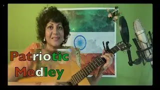 Patriotic guitar Mashup | Cover | Very easy Guitar Chords 4 songs | Tutorial | Namita Gupta
