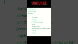 Calculate String Length|C Programming 