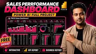 Power BI Sales Performance Dashboard | Full Project (Free Dataset)