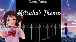 【EASY Kalimba Tutorial】 Mitsuha's Theme from 