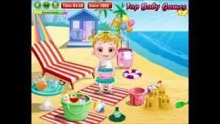 Baby Hazel At Beach  Little Kids