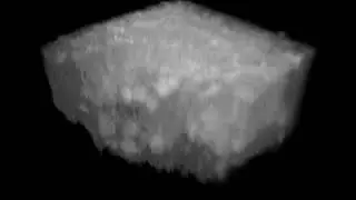 Reconstruction of a two-photon optical biopsy of human skin