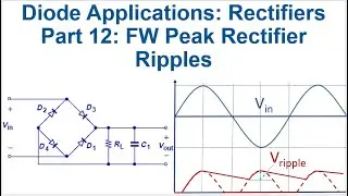 lec14c full wave rectifier with smoothing or filtering capacitance - the ripple voltage analysis