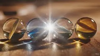 Rolling Crystals in Slow Motion 💎 | AI Visual ASMR 8K