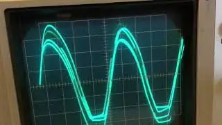 66 champ output power test on oscilloscope