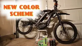 Spray Painting The Rims On A Surron