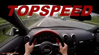 Audi RS3 8P - POV ACCELERATION & TOPSPEED on German Autobahn | 40 Perform