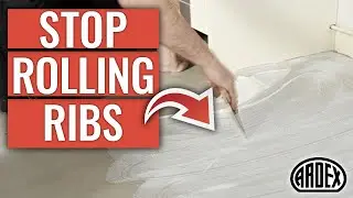 ARDEX AF 145 and AF 148 - No Need To Roll The Adhesive Ribs