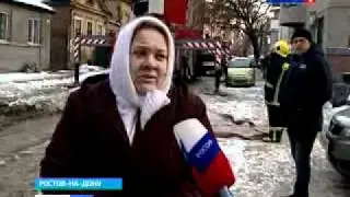 В Ростове вновь горит старый жилой фонд