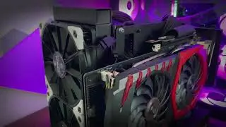 Hydra Mini Case with AiO Mod * GTX1080 * Ryzen 7 3800X * 240 AiO