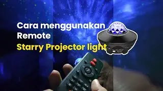 How to use the Starry Projector light remote