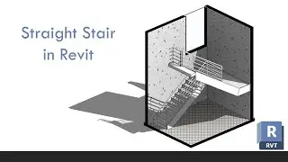 Straight Stair in Revit