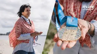 Lisa Sorbie and Village Roadshow Theme Parks Gold Coast Marathon Medal Design Story