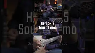 Helix 3.5 New Cab System track demo. Full breakdown video on my channel #line6helix #metal #line6