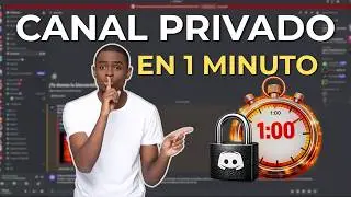 Como crear FÁCIL Y RÁPIDO CANAL PRIVADO de DISCORD 2026 | Tutorial de 1 minuto 💡