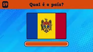 Adivinhe 100 países pela Bandeira (Sem alternativas)