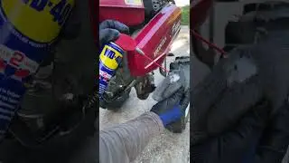 Rust removal with WD-40