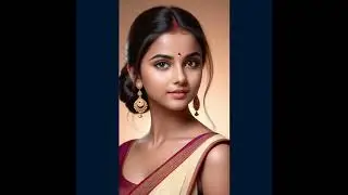Young beautiful Indian girl in beautiful Saree 
