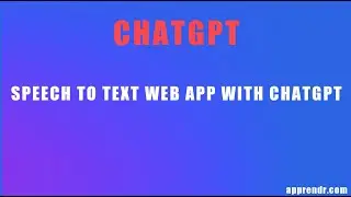 How to Build a Chatbot with ChatGPT, Speech to Text and Text to Speech API using Node.js and MongoDB