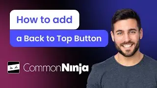 How to add a Back to Top Button to your website