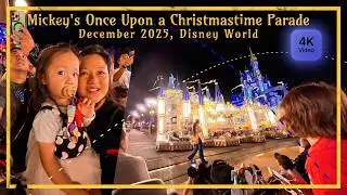 Mickey's Once Upon a Merry Christmastime Parade - December 2025 Wandering Pants 4K Video.