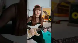 Check out this performance by Anna from @TheSixsters on guitar 🎸 #rockband #guitar #shorts