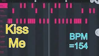 Horse Head, Lil Peep “Kiss Me” Instrumental (TABS ON SCREEN) (HOMEMADE)