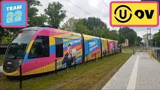 Testrit nieuwe Tram 22 | Utrecht | CAF Urbos 100 | Uithoflijn | U-OV