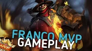 MVP FRANCO GAMEPLAY- FRANCO BEST TANK BUILD-MOBILE LEGENDS