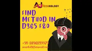 FIND Method in D365 Finace and Operations