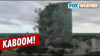 Implosion Brings Down Louisiana Skyscraper