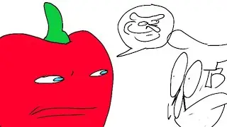pepperman as comic book guy from the Simpsons (pizza tower animation)