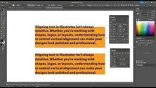How to Align Text to the Bottom of a Box in Illustrator