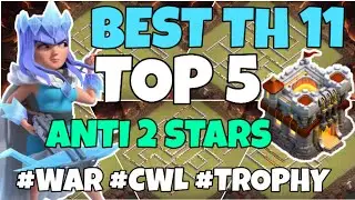 Top 5 Best Th11 WAR Base With LINKS | Th11 Anti 2 Stars Th11 WAR BASE | Best Th11  War Base 2020