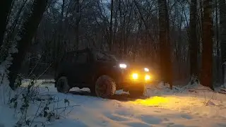 НИВА ВАЗ 21214 Зимний спринт 100м
