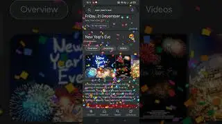 Search "New Year Eve" on Google | Thanks me Later 🎉 | Subscribe Us 😊