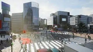 Unreal Shibuya - A Tokyo Shibuya Station 3d Visualization