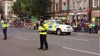Snipers and Gardai on building's roofs Barack Obama in Dublin