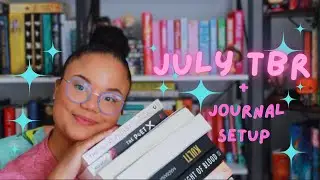 My July TBR + Journal Set up