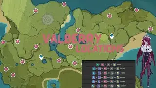 Genshin Impact - Rosaria Ascend Material, Valberry Farming Location without Climbing