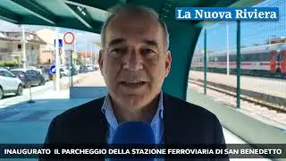 San Benedetto, inaugurato il parcheggio della stazione ferroviaria