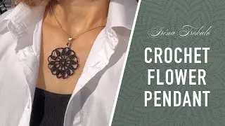 Crochet FLOWER PENDANT 🌸