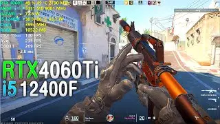 CS2 Counter-Strike 2 - i5 12400F + RTX 4060 Ti - April 2024