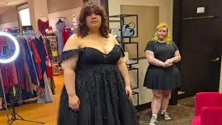 Plus Size Homecoming Dress Try On