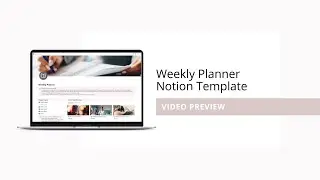 Weekly Planner Notion Template Preview