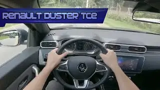 2023' RENAULT DUSTER ICONIQ TCE 1.3 TURBO - DRIVING POV IN CURITIBA/BRAZIL