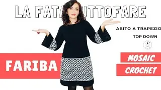 Fariba... mosaic crochet dress