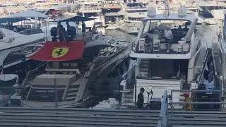 Monaco Grand Prix 2022 Qualifying Tribüne K6 Grandstand K6 very close